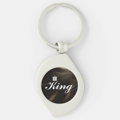 Bold Royal Key Tag for Men Gift Keychain
