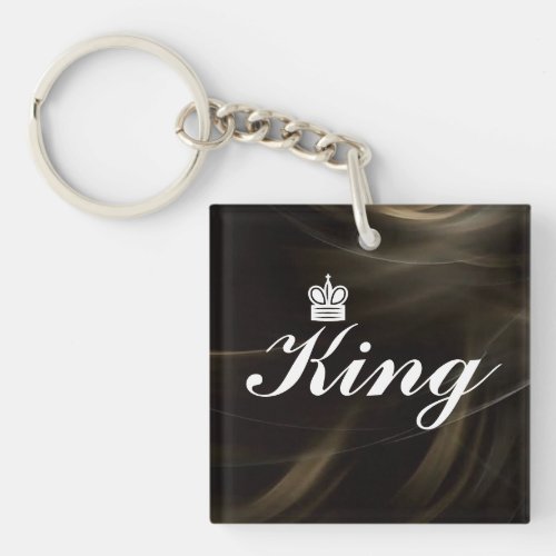 Bold Royal Key Tag for Men Gift Keychain