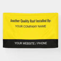 Bold Safety Yellow Contractor Business Template