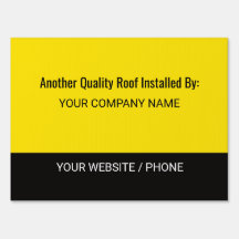 Bold Safety Yellow Contractor Business Template