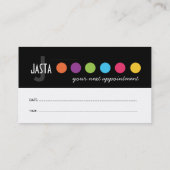 Bold Salon Appointment Card - Click Customize it! (Back)