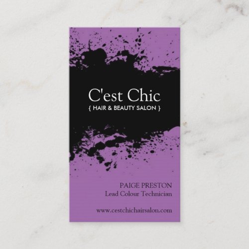 Bold Salon Business Cards
