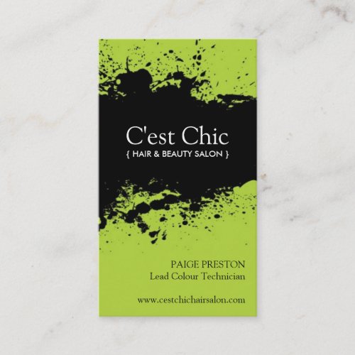 Bold Salon Business Cards