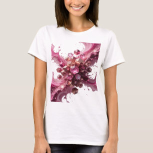Bold Silver ABSTRACT ART Art Print T-Shirt