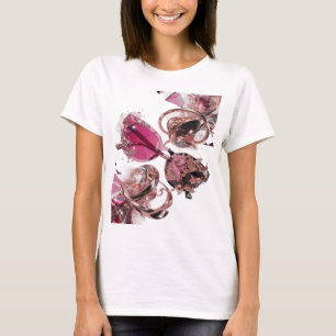 Bold Silver ABSTRACT ART Design v3 T-Shirt