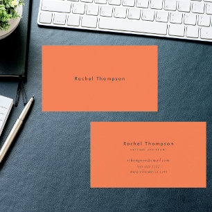Bold Simple Modern Minimalist Business Card