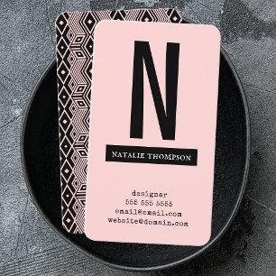 Bold Simple Trendy Professional Modern Minimalist Business Card