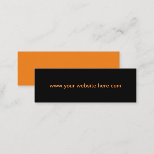 Bold Simple Website Promotional Business Cards