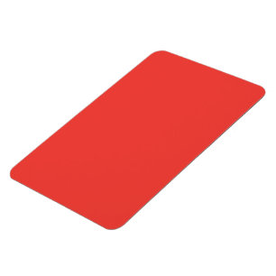 Bold Solid Red Background  Magnet