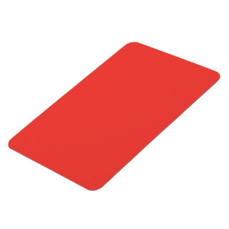 Bold Solid Red Background  Magnet