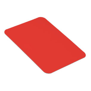 Bold Solid Red Background  Magnet