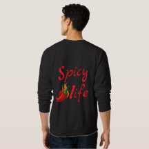 Bold Spicy Life Chili Flame Design