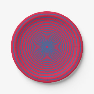 Bold Spiral Party Plate – Customizable
