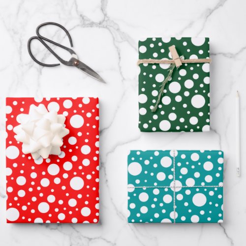 Bold Spots Wrapping Paper Sheet Set