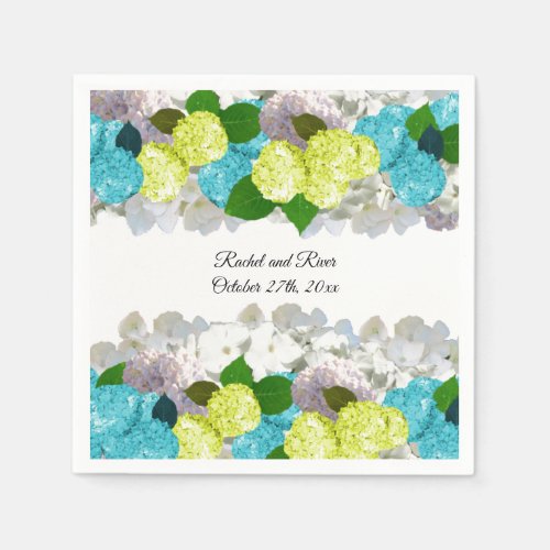 Bold Spring Mixed Floral Paper Napkins