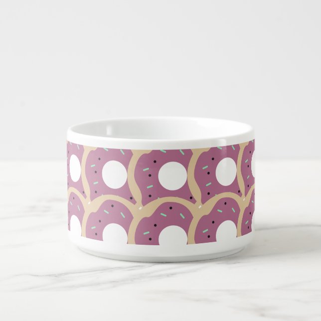 Bold Sprinkle Frosted Donuts Bowl (Center)