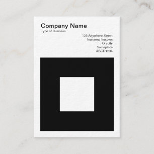 Bold Square Business Card