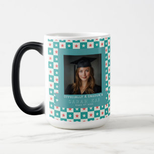 Bold Square Pattern Certified Pharmacist Color Morph Mug