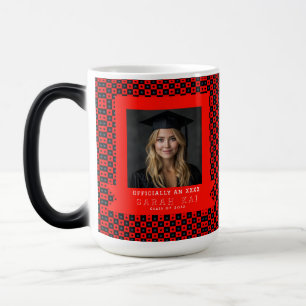 Bold Square Print Graduation Gift Color Morph Mug