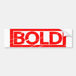 Bold Stamp Bumper Sticker