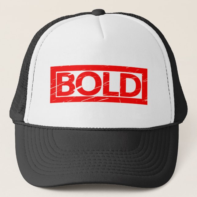 Bold Stamp Trucker Hat (Front)