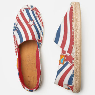 Bold Stars and Stripes Espadrilles for Women
