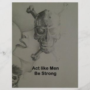 Bold Statement: Act Like Men, Be Strong Letterhead