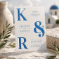 Bold Statement Monogram Wedding Letterpress Invitation