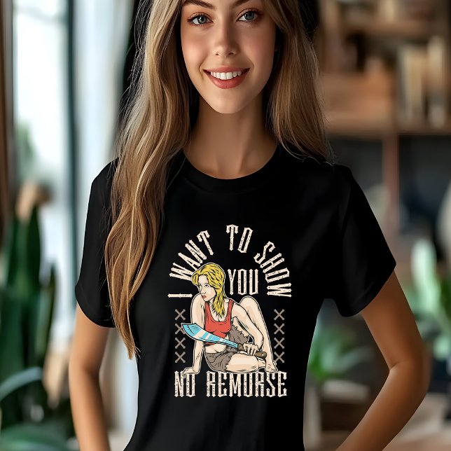 Bold Statement of Strength : No Remorse T-Shirt (Creator Uploaded)