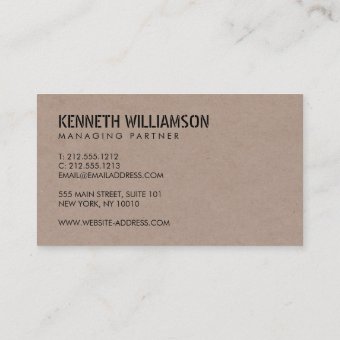 Bold Stenciled Construction Business Card | Zazzle