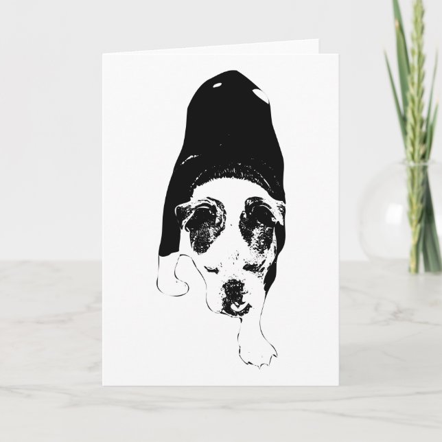 Bold Stride Dog Sends Modern Empowerment Card (Front)