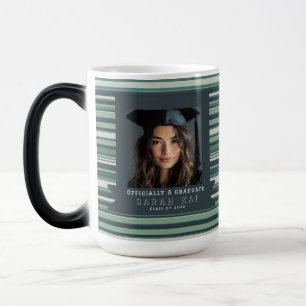 Bold Stripe Pattern Friend Grdauation Color Morph Mug
