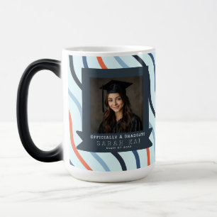 Bold Stripe Print Certified Teacher Color Morph Mug
