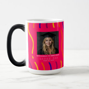 Bold Stripe Print Graduate Class Of Color Morph Mug