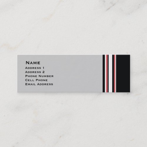 Bold Stripes Business Card Templates