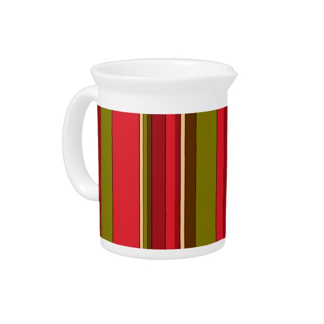 Bold Stripes Pitcher (Left)