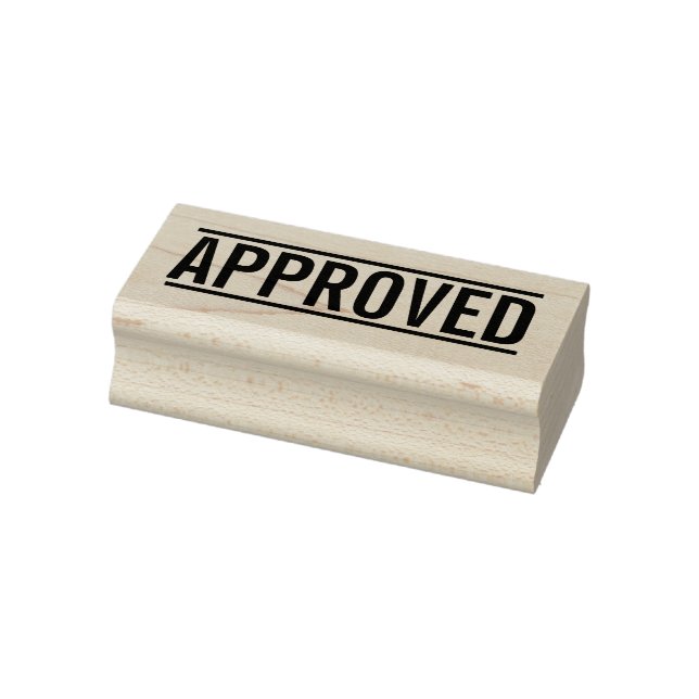 Bold Style - Approved - Business/Company Rubber Stamp (Stamp)