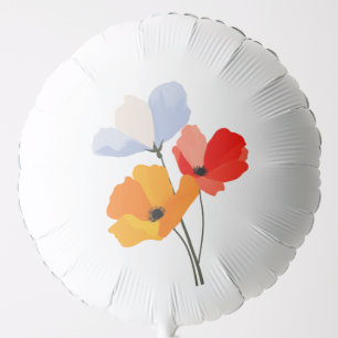 Bold Summer Poppy Balloon