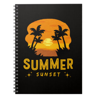 Bold Summer Sunset |  Notebook