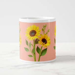 Bold Sunflower Floral Specialty Mug