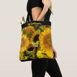 Bold Sunflowers Farmers Market Bag