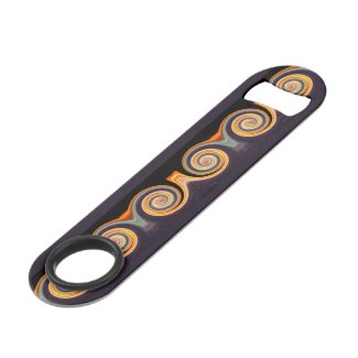 Bold Sunset Spiral Fractal Ribbon