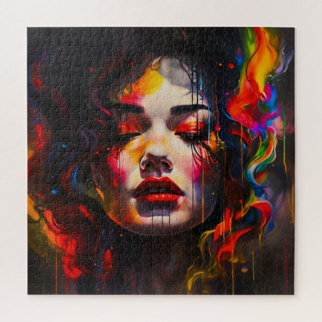 Bold Surreal Portrait  Jigsaw Puzzle (Vertical)