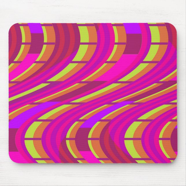 Bold Swirl Mouse Pad (Front)