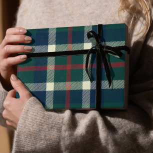 Bold Tartan Plaid Preppy Christmas Wrapping Paper