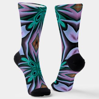 Bold Teal Bijou Abstract Patterned