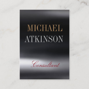 Bold Text Creative Unique Chubby Business Card