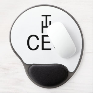 Bold The CEO Text Gel Mouse Pad for Workspaces