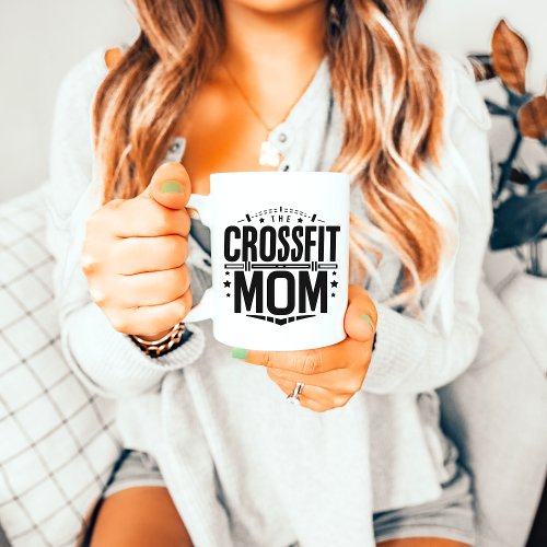 Bold  The CrossFit Mom  Barbell Mug