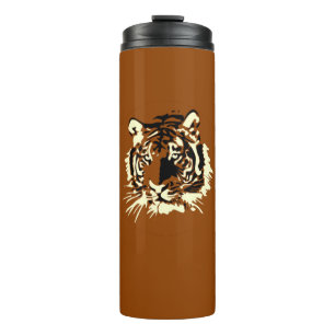 Bold Tiger Face Thermal Tumbler